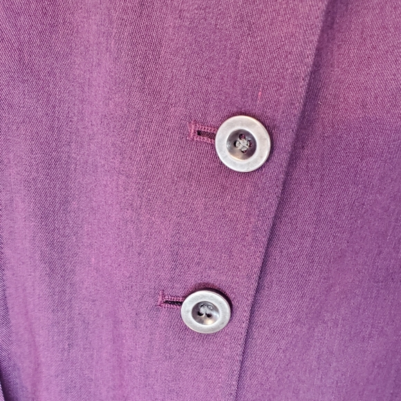 Styleworks blazer jacket business casual plus size 14 Burgundy. - Picture 5 of 16